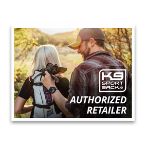 K9 Sport Sack Authorized Retailer Window Cling (8.5"x11")