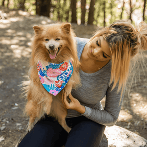 Dog Bandana with Custom Embroidery