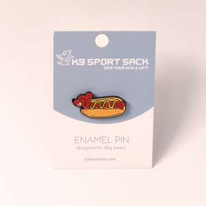 Hot Dog Dachshund Enamel Pin
